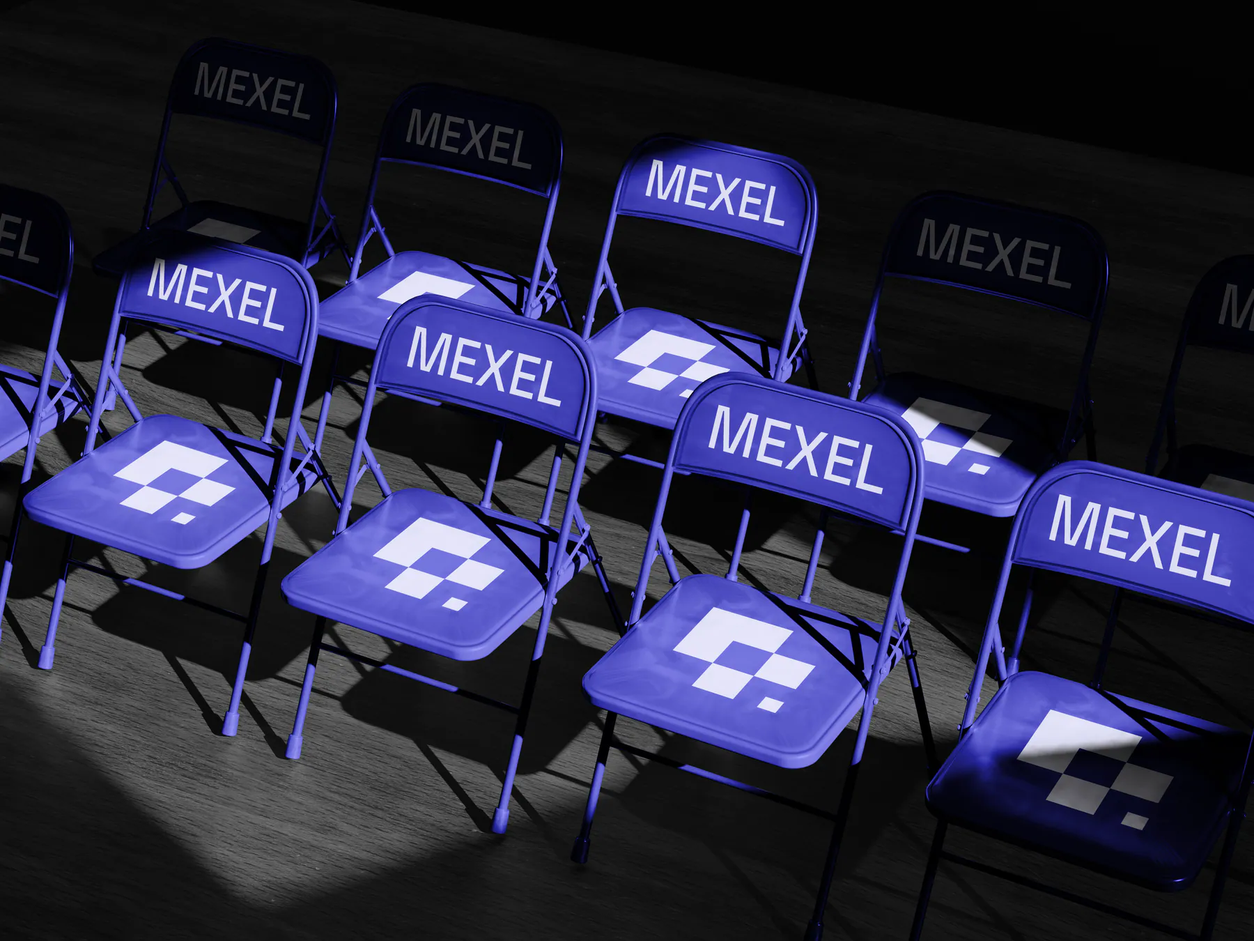 Mexel identity applied to event chairs